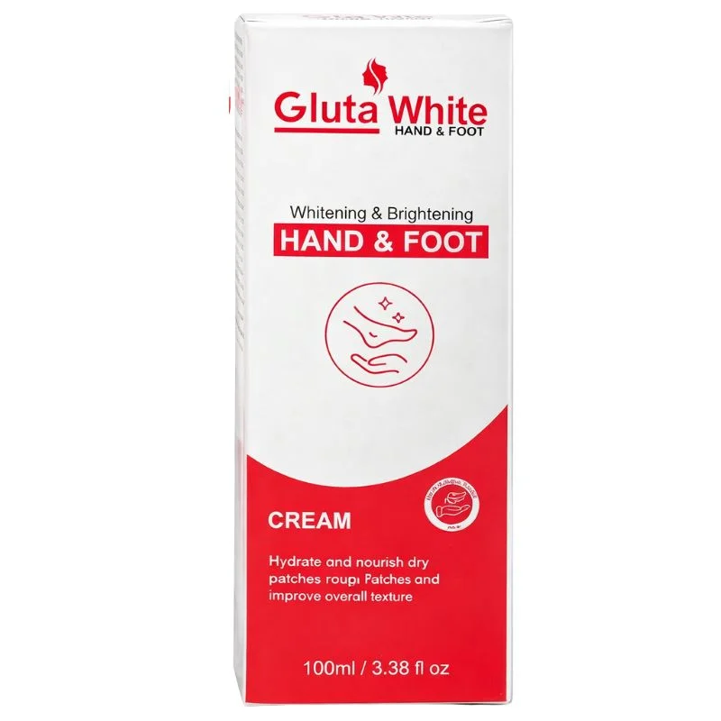 gluta white hand & foot whitening cream 100ml | best whitening, moisturizing & brightening gluta white hand & foot whitening cream 100ml | best whitening, moisturizing & brightening