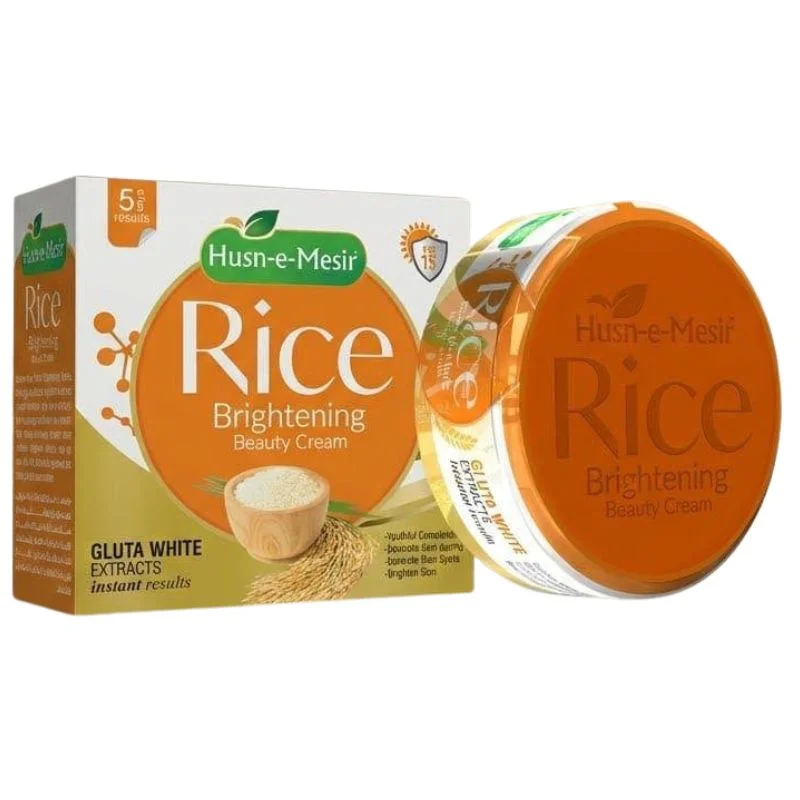 rice brightening beauty cream with vitamin b3 | spot less glow & skin radiance formula
